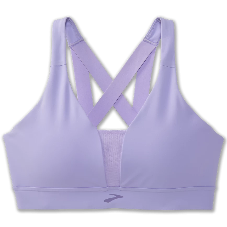 BROOKS Women's Drive Plunge Run Bra (554 - Violet Dash)