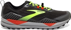 BROOKS Men's Cascadia 15 (076 - Black/raven/cherry Tomato)
