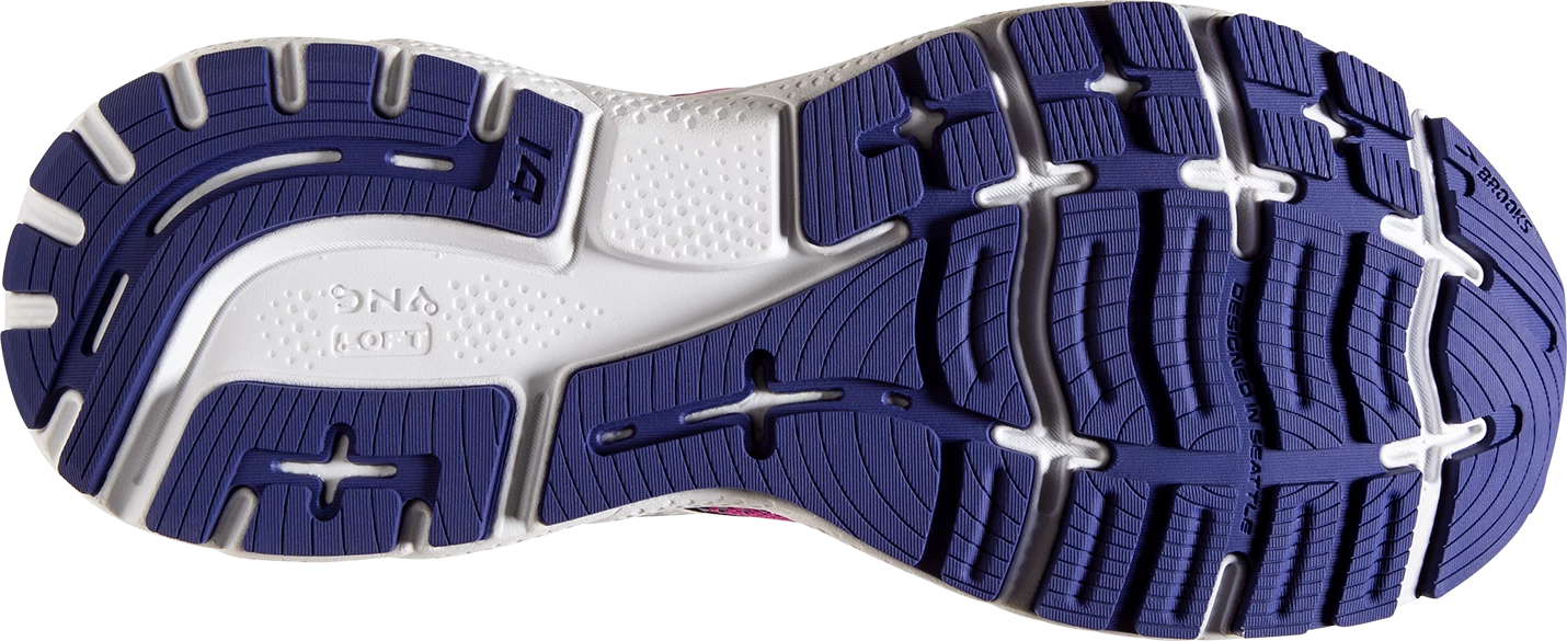 BROOKS Women's Ghost 14 (612 - Fuchsia/Yucca/Navy) - Image 6