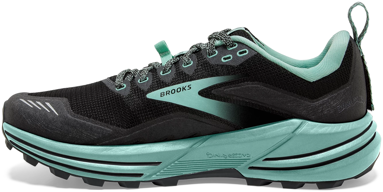 BROOKS Women's Cascadia 16 (049 - Black/Ebony/Yucca) - Image 2