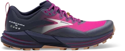 BROOKS Women's Cascadia 16 (425 - Peacoat/Pink/Biscuit)