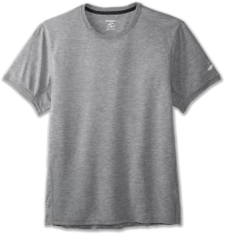 BROOKS Men's Distance Short Sleeve (080 - Heather Ash)
