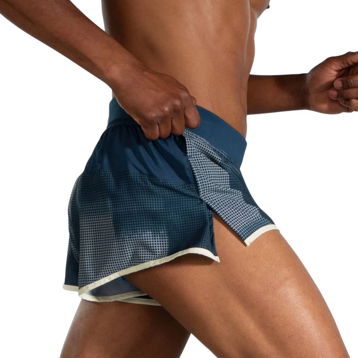 Men's Brooks Sherpa 3" Split Shorts - 211329-406 - Image 3