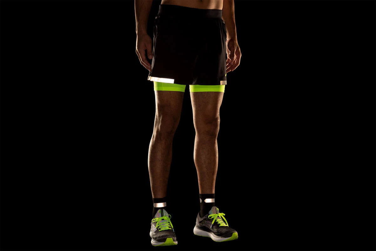 Men's Brooks Carbonite 5" 2-in-1 Short Run Visible Collection 211352-070 - Image 5