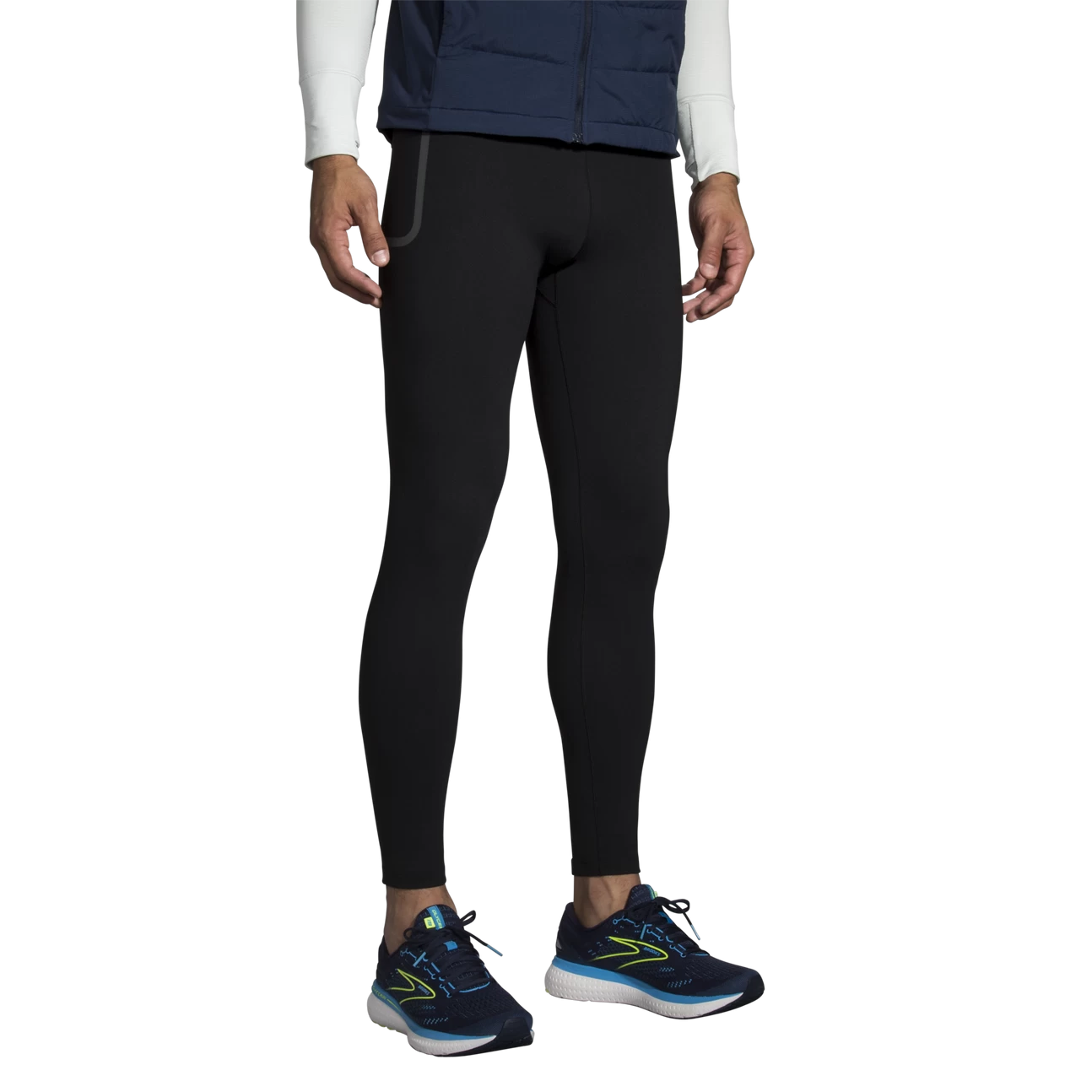 BROOKS Men's Momentum Thermal Tights (001 - Black) - Image 3