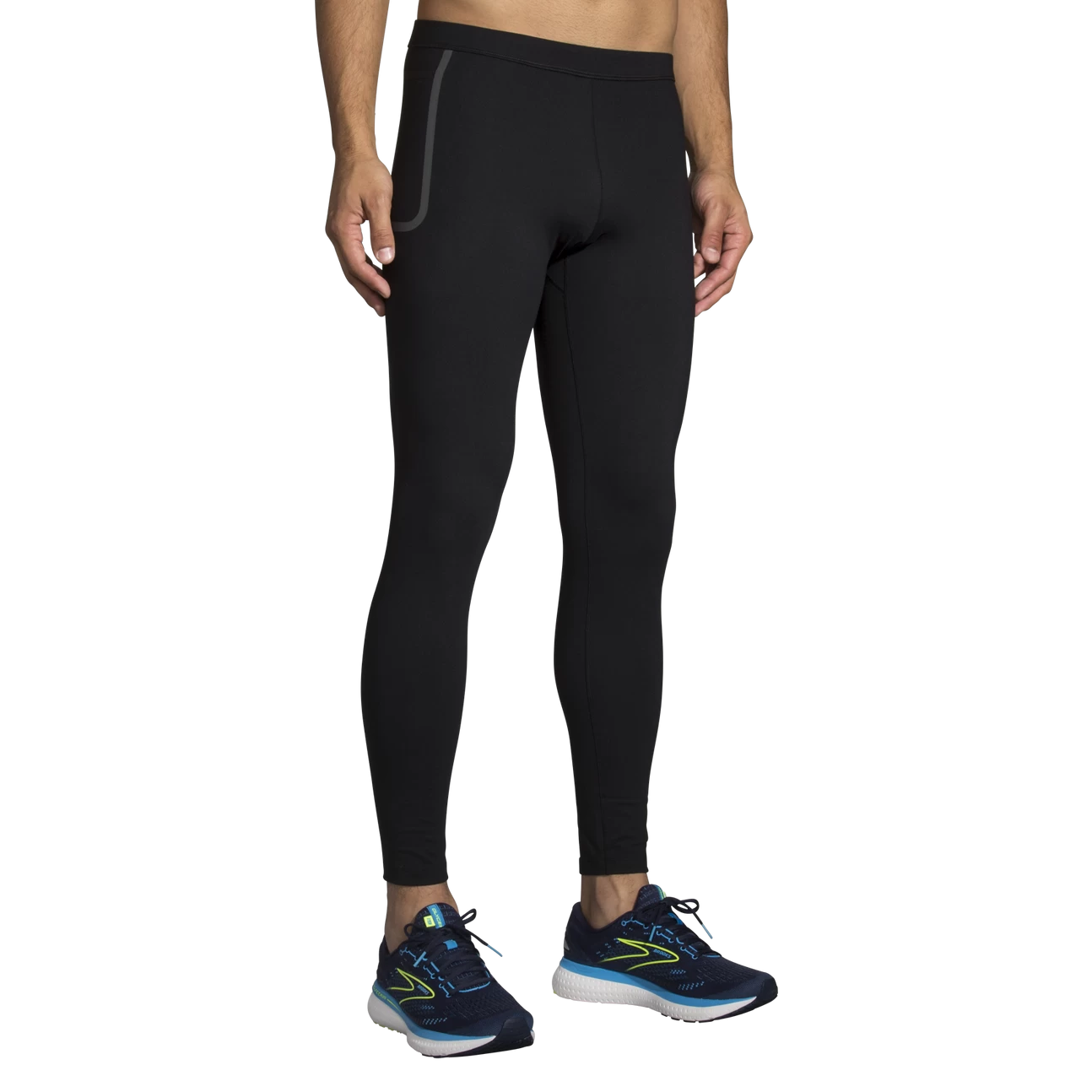 BROOKS Men's Momentum Thermal Tights (001 - Black) - Image 2