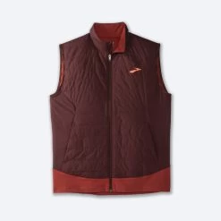 BROOKS Men's Shield Hybrid Vest 2.0 (223 - Run Raisin/Copper)