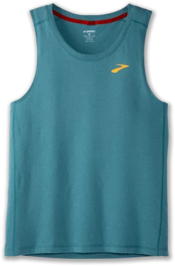 BROOKS Men's Distance Tank 2.0 (409 - Heather Slate Blue)