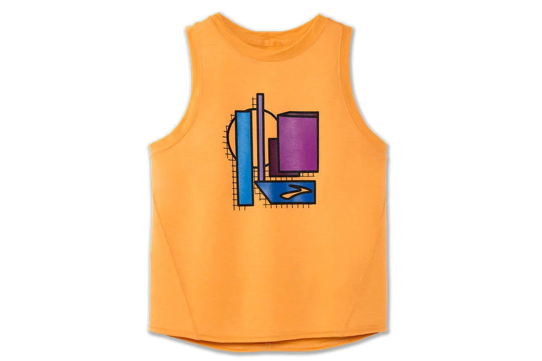 Women's Brooks Distance Graphic Tank 221470-766 - Image 5