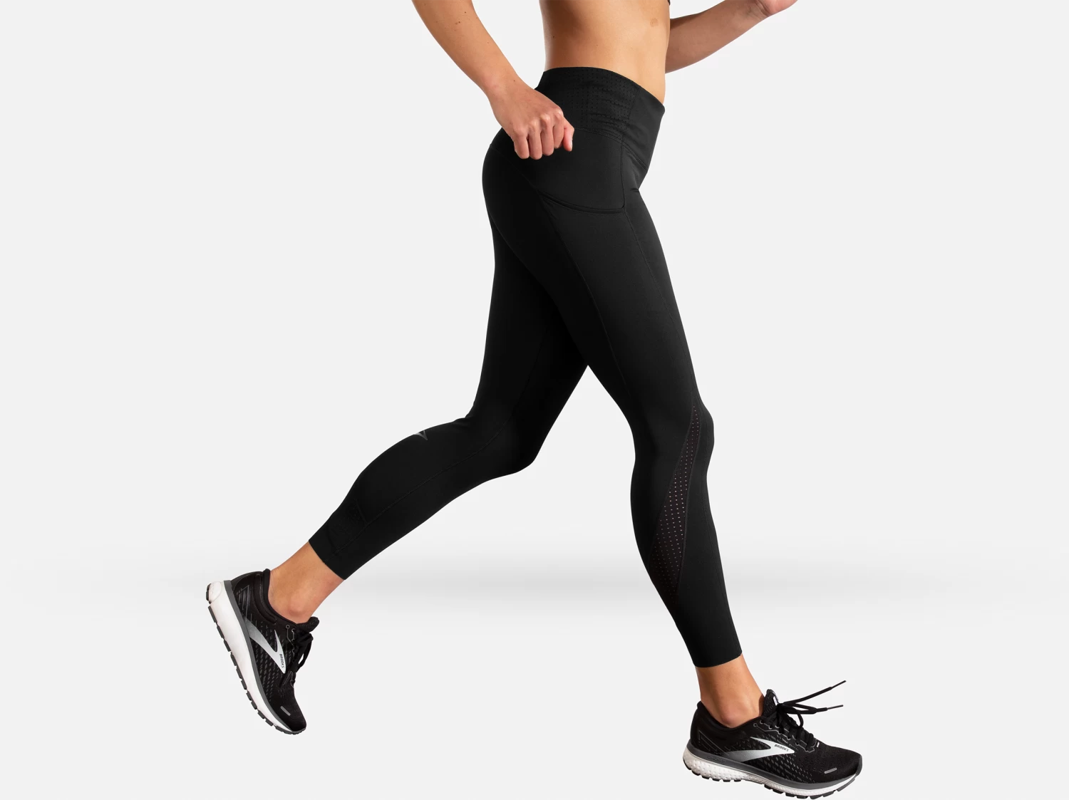 BROOKS Women's Method 7/8 Tight (001 - Black) - Image 3