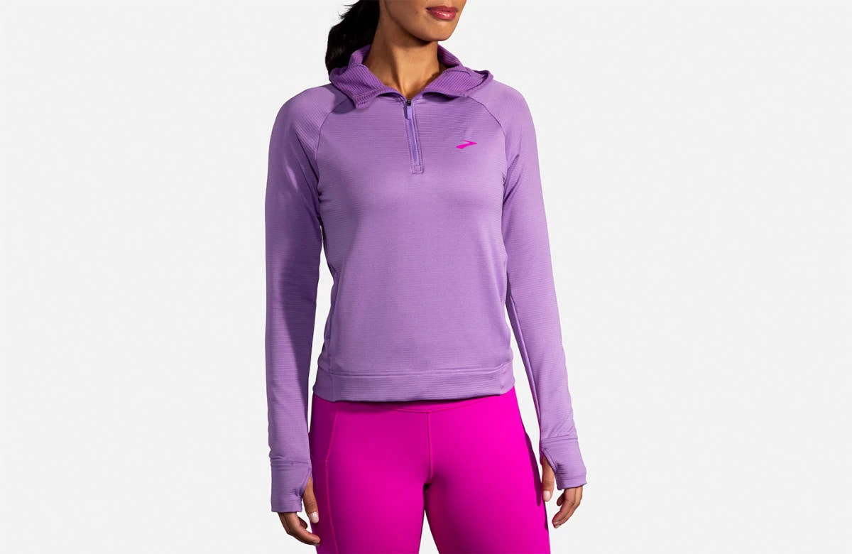 Women's Brooks Notch Thermal Hoodie - 221502-562 - Image 2