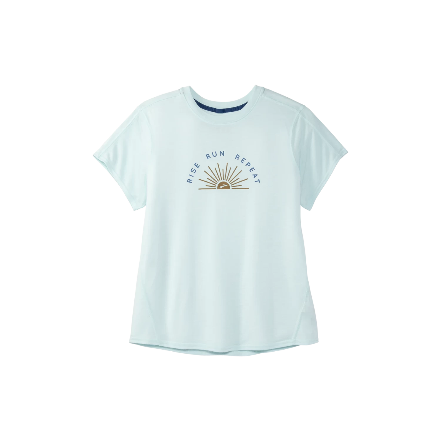 Women's Brooks Distance Graphic Short Sleeve- 221600-430 - Image 2