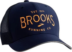 Discovery Unisex Trucker Hat (481 - Navy/Brooks Heritage)
