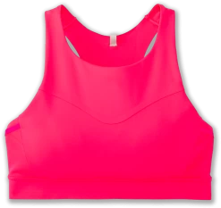 BROOKS Women's Drive 3 Pocket Run Bra (620 - Hyper Pink)