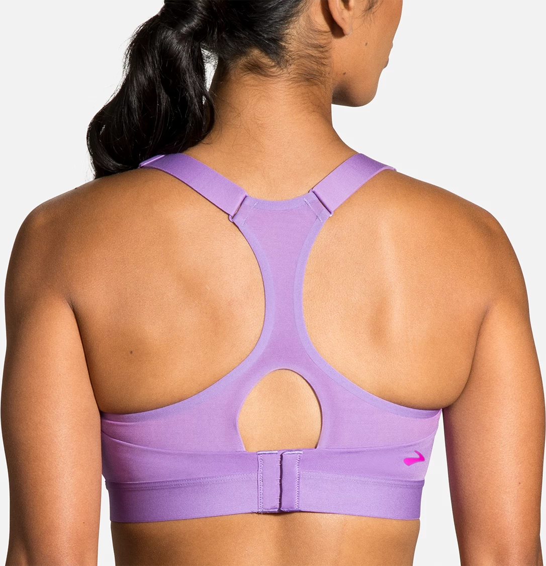 BROOKS Women’s Dare Racerback Run Bra (562 - Heliotrope) - Image 4