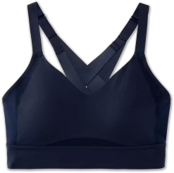 BROOKS Women's Drive Interlace Run Bra (451 - Navy)