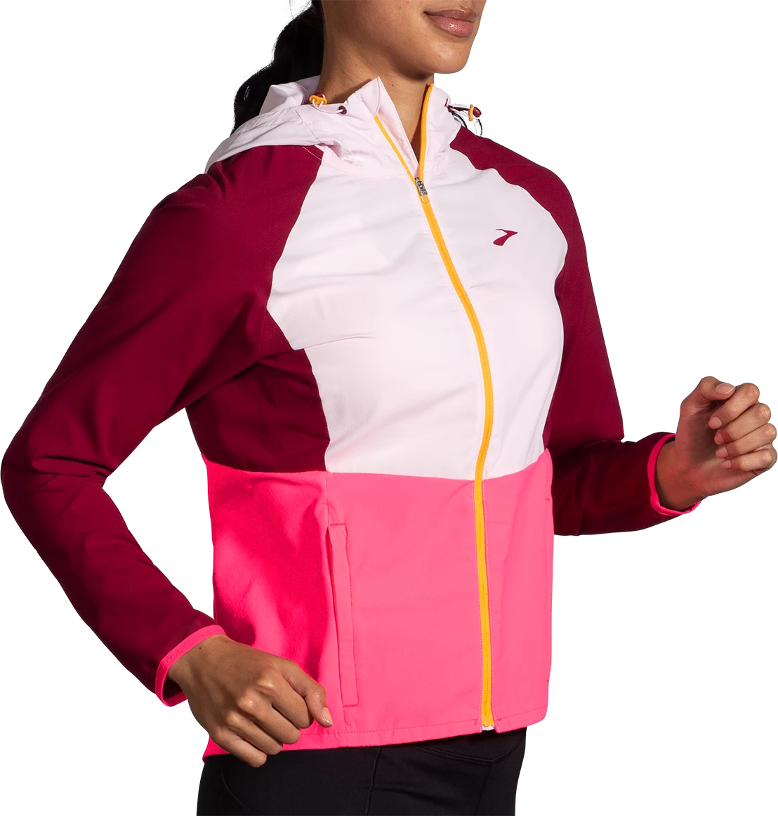 BROOKS Women's Canopy Jacket (633 - Razzmatazz/Quartz/Hyper Pink) - Image 4