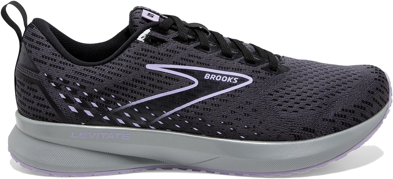 BROOKS Women's Levitate 5 (080 - Ebony/Black/Lilac)