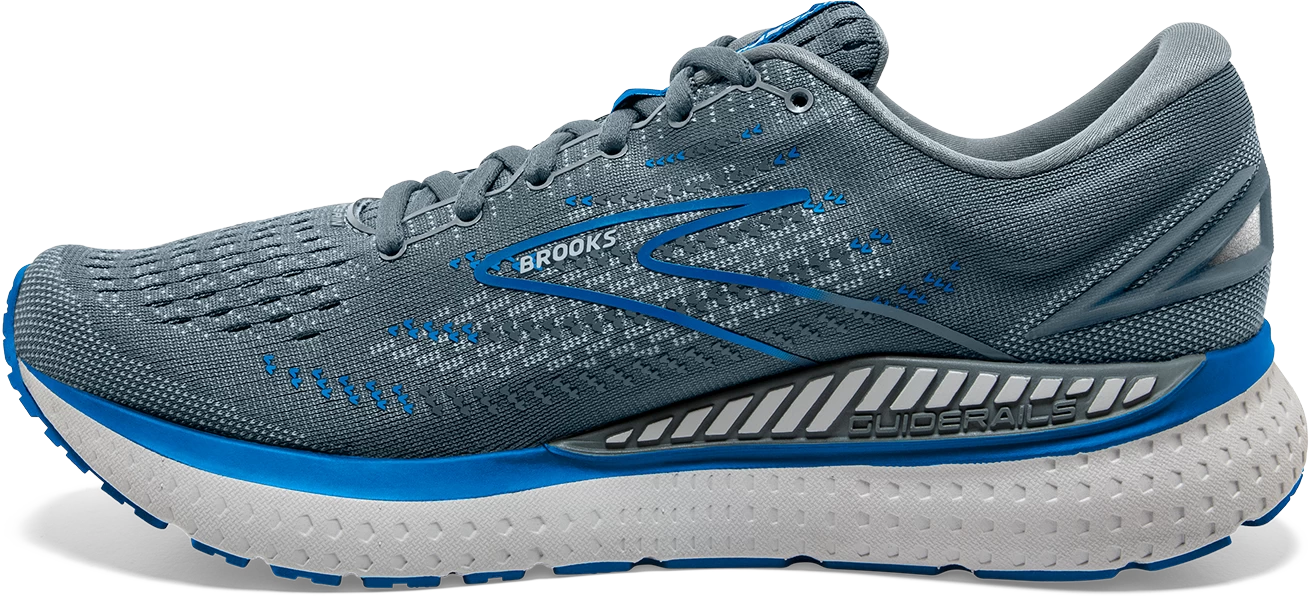 BROOKS Men's Glycerin GTS 19 (095 - Quarry/Grey/Dark Blue) - Image 2