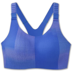 BROOKS Women's Dare Racerback Run Bra 2.0 (461 - Bluetiful Altitude Print)