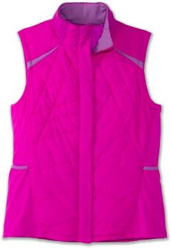 BROOKS Women’s Shield Hybrid Vest (633 - Magenta/Heliotrope)