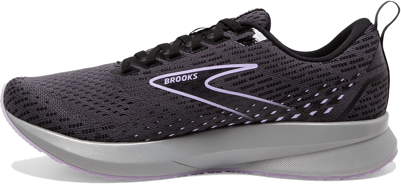 BROOKS Women's Levitate 5 (080 - Ebony/Black/Lilac) - Image 2