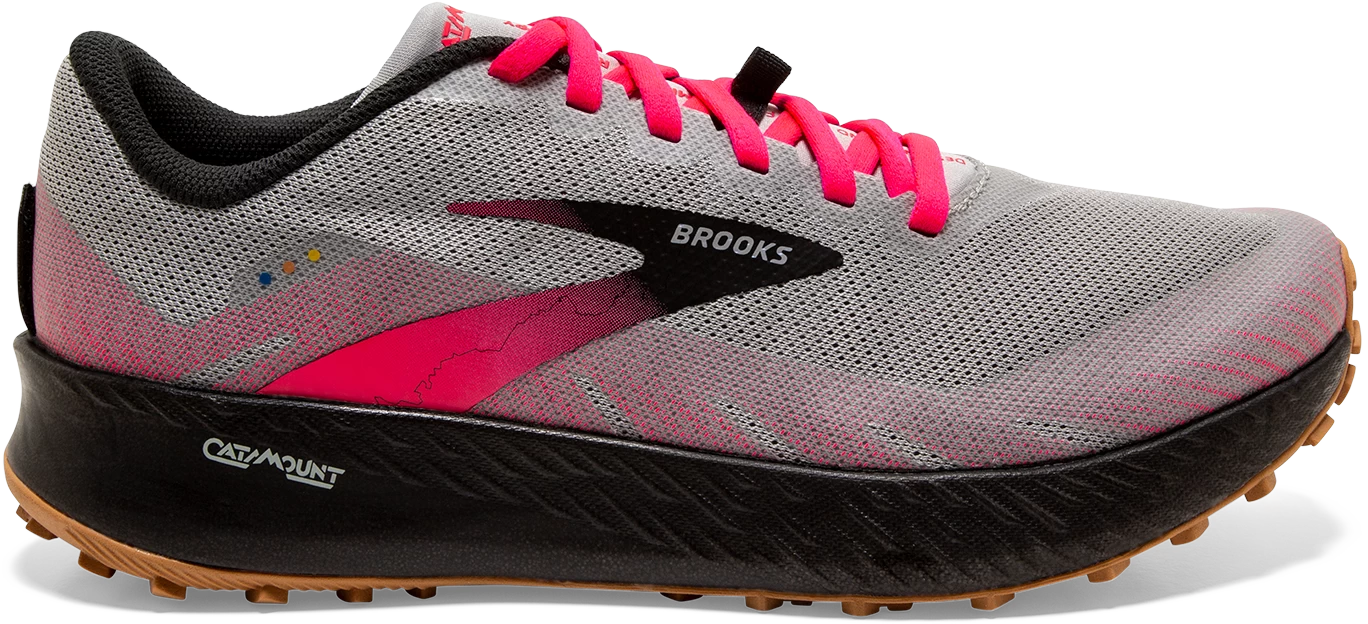 BROOKS Women's Catamount (098 - Alloy/Pink/Black)
