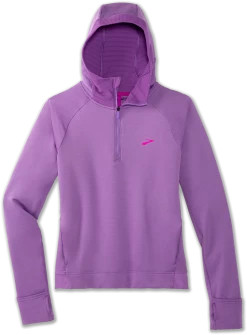BROOKS Women’s Notch Thermal Hoodie (562 - Heliotrope)