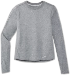 BROOKS Women’s Distance Long Sleeve (080 - Heather Ash)
