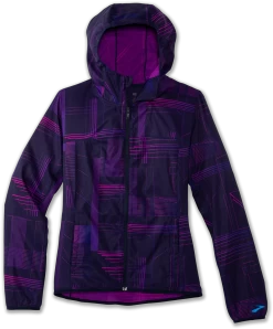 BROOKS Women’s Canopy Jacket (436 - Navy Print)
