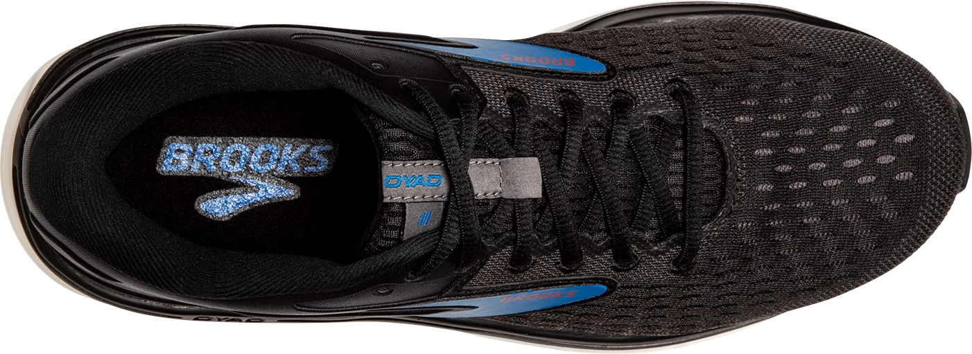 BROOKS Men's Dyad 11 (064 - Black/ebony/blue) - Image 4