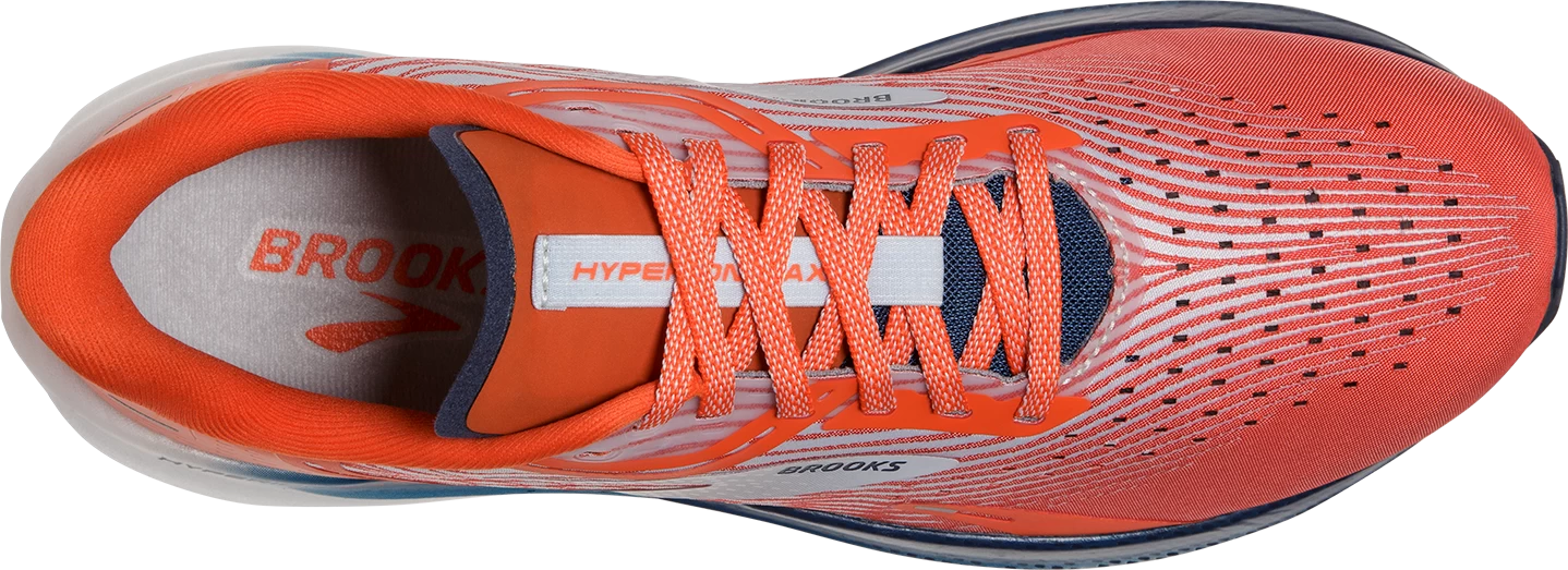 BROOKS Men’s Hyperion Max (887 - Cherry Tomato/Arctic Ice/Titan) - Image 5