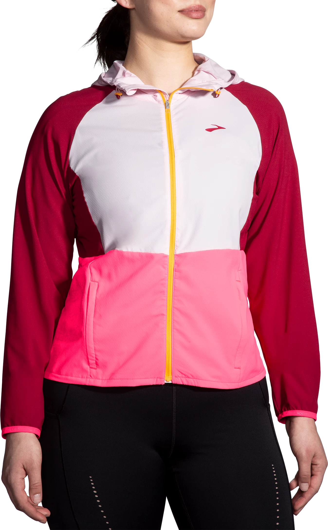 BROOKS Women's Canopy Jacket (633 - Razzmatazz/Quartz/Hyper Pink) - Image 2