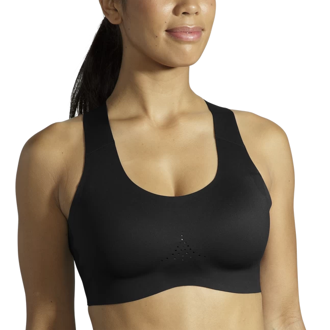 BROOKS Women's Dare Crossback Run Bra 2.0 (001 - Black) - Image 2