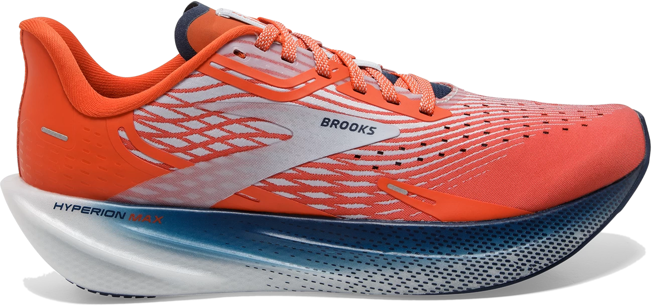 BROOKS Men’s Hyperion Max (887 - Cherry Tomato/Arctic Ice/Titan)
