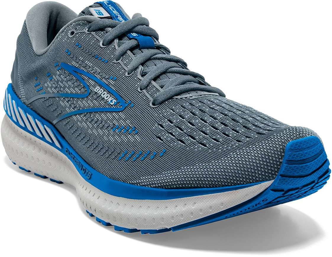 BROOKS Men's Glycerin GTS 19 (095 - Quarry/Grey/Dark Blue) - Image 3
